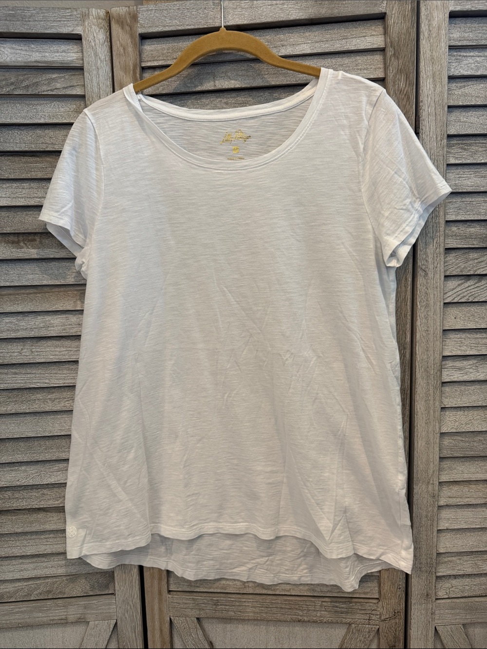Lilly Pulitzer Women’s Classic White Short-Sleeve Tee - Lightweight Everyday Top
